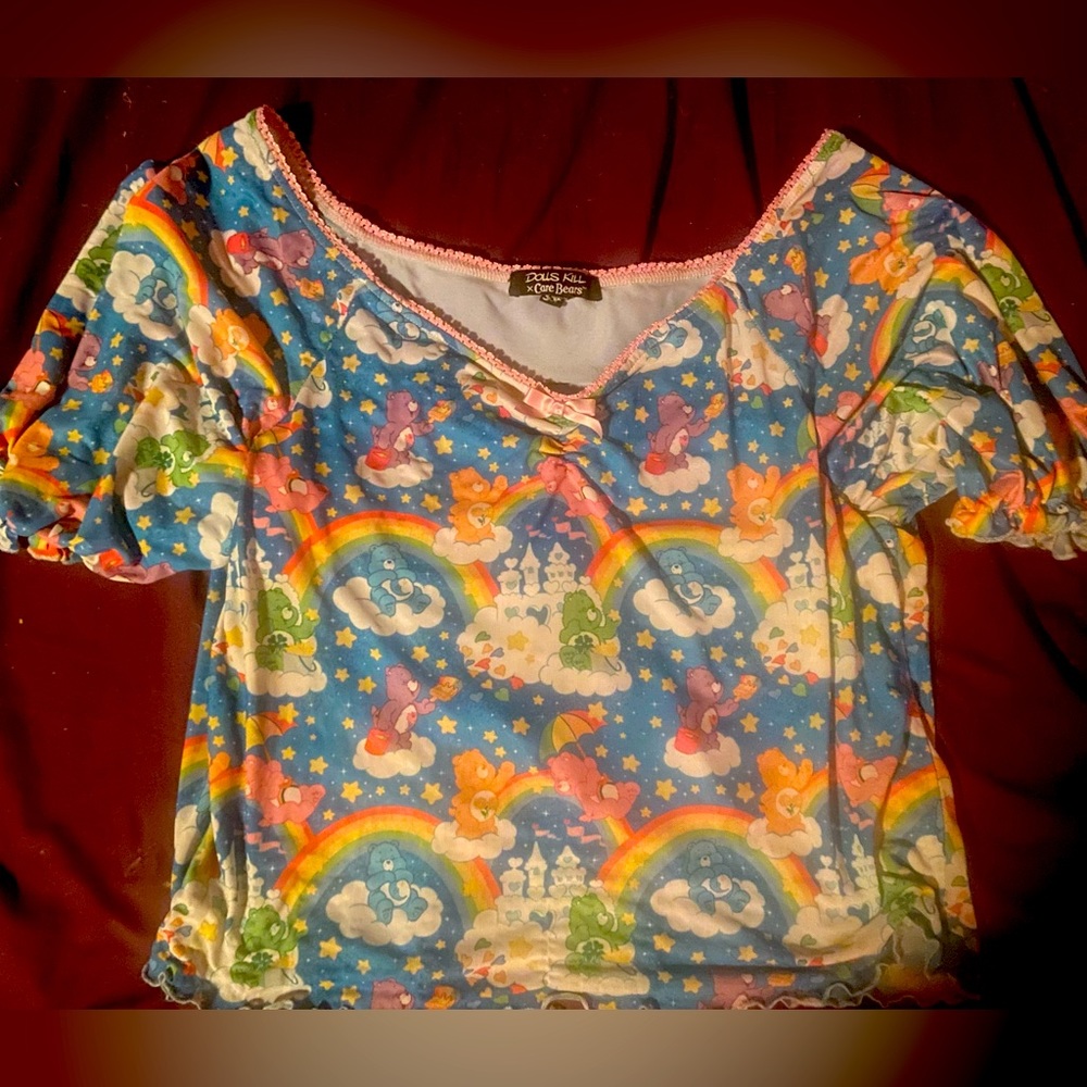 Care Bears short sleeve mesh shirt; 3X